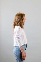 Rose Hero Crop Long Sleeve