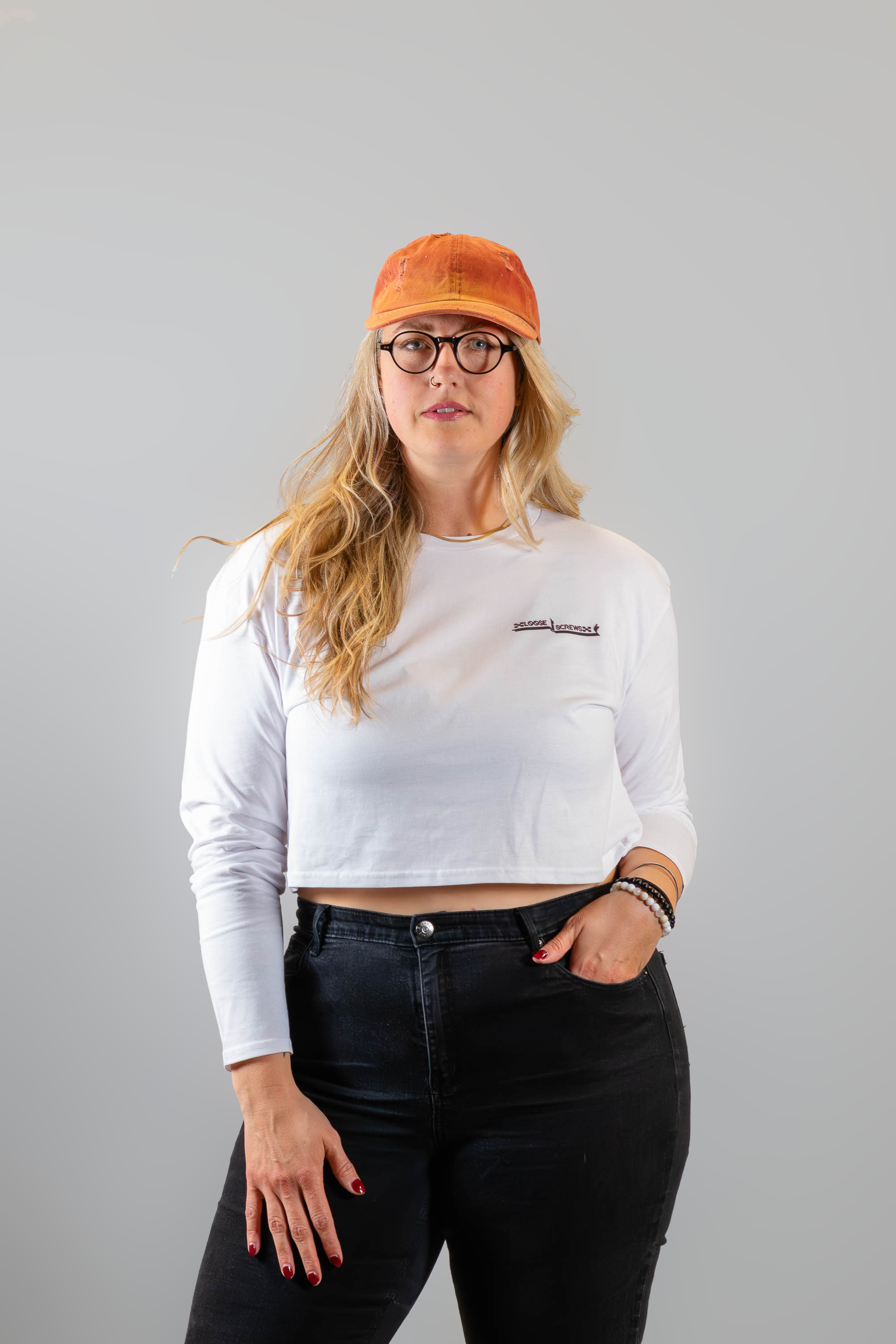 Rose Hero Crop Long Sleeve