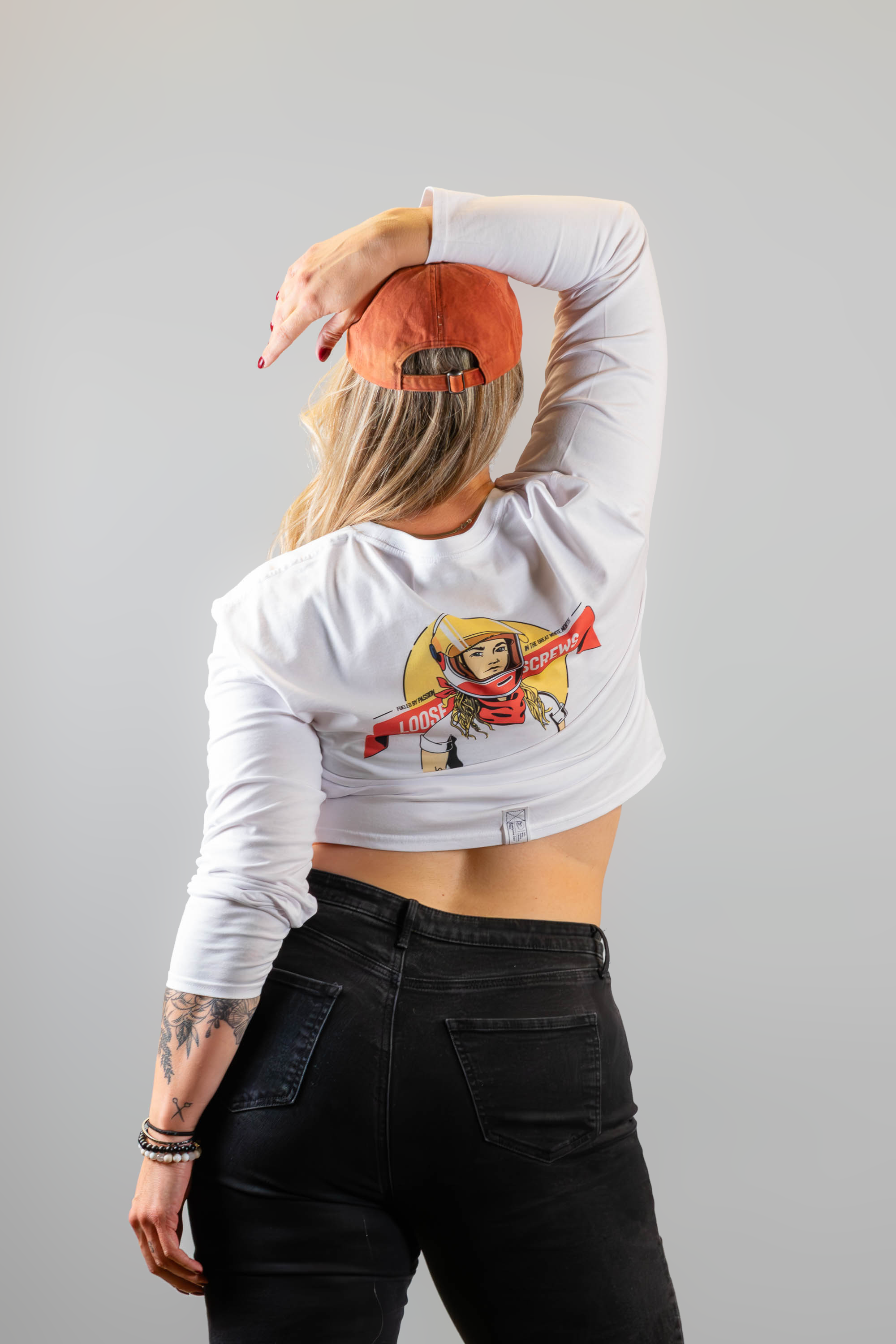 Rose Hero Crop Long Sleeve